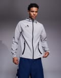 [adidas performance] adidas Football Tiro 25 Competition vis tech travel jacket in grey 2XL Team Mid Grey
