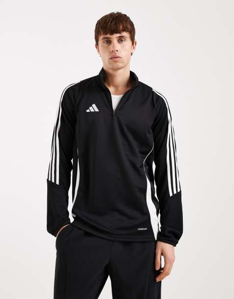 adidas Football – Tiro 25 – Czarna lekka kurtka - view 1