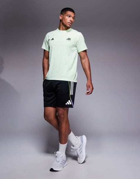 adidas Football Tiro 25 shorts in black and white