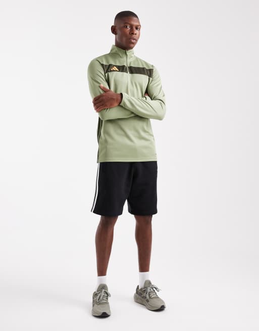 adidas Football - Tiro 25 Essentials - Teltgrøn træningsjakke, 4 af 5