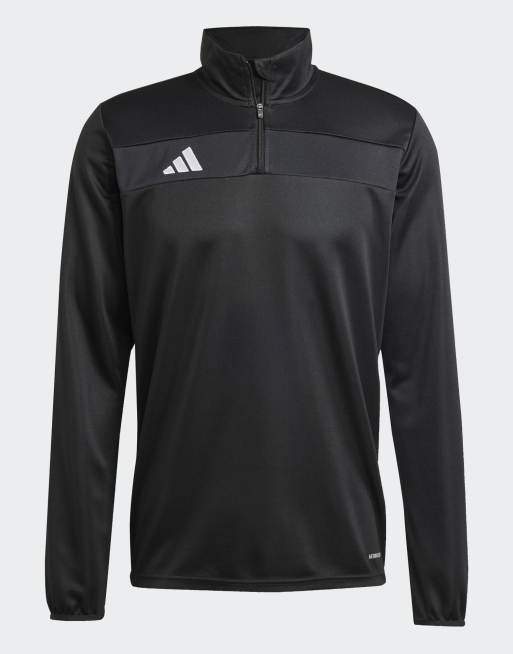 adidas - Football Tiro 25 Essentials - Top da allenamento nero e bianco , 4 di 4