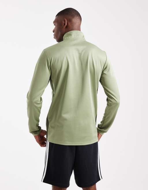 adidas - Football Tiro 25 Essentials - Top da allenamento verde, 5 di 5