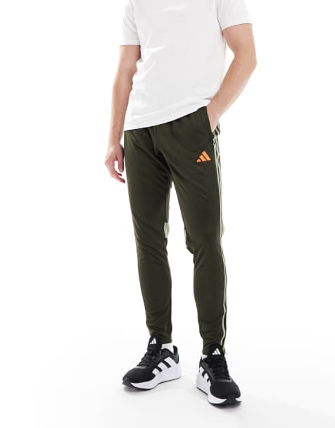 adidas Football Tiro 25 essentials training pants in night cargo / tent green / imp - view 1