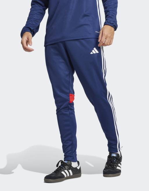 adidas Football Tiro 25 essentials training pants in team navy / red , 2 of 2