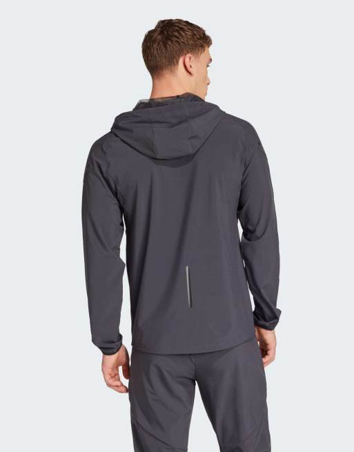 adidas Football – Tiro 25 Pro Vis – Grå träningsjacka i techmaterial, 3 av 4