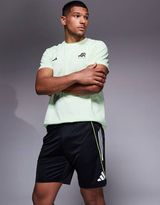 adidas Football Tiro 25 shorts in black and white, 4 of 5