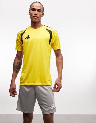 Football Tiro 26 - Shorts in Grau-Weiß Weiß M
