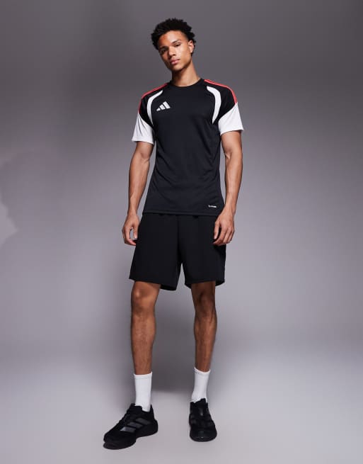 adidas Football - Tiro 26 - Sort/rød T-shirt, 2 af 5