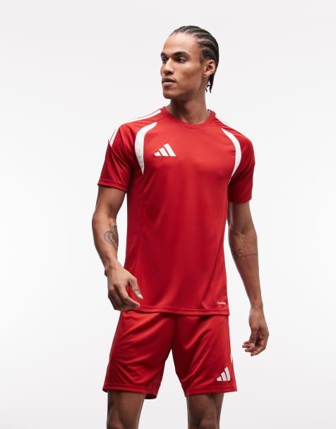 adidas Football Tiro 26 szorty w czerwonym kolorze - view 1