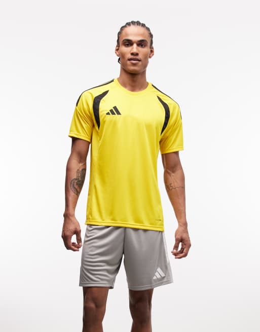 adidas - Football Tiro 26 - T-shirt gialla e nera, 3 di 5