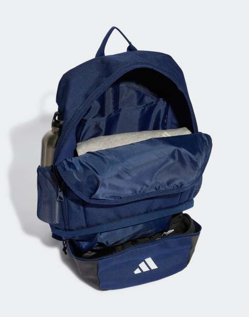 adidas Football Tiro backpack in navy ASOS