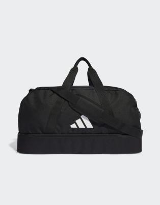 asos adidas Football Tiro duffle bag in black