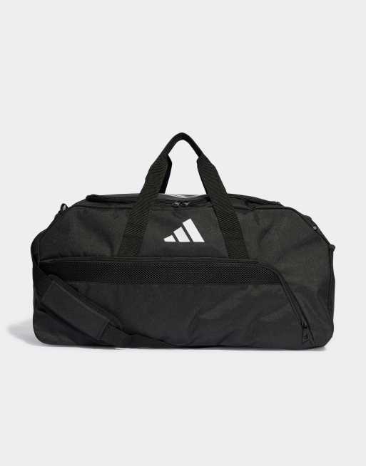 adidas Football Tiro duffle bag in black | ASOS