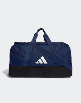 adidas Football Tiro duffle bag in navy - ASOS Price Checker