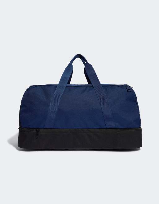 Adidas navy blue duffle sales bag