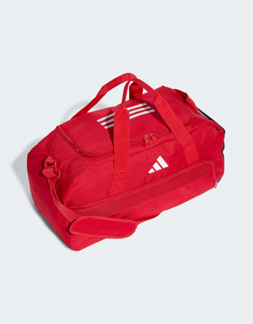 adidas football Tiro duffle bag in red