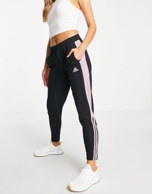 adidas Football Tiro Essential joggers in black and pink - ASOS Price Checker