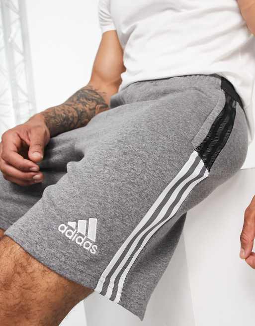 Grey adidas football hot sale shorts