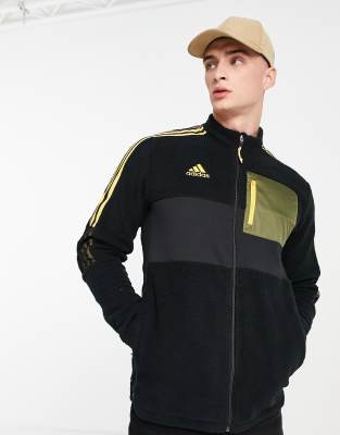 survetement adidas gris et jaune