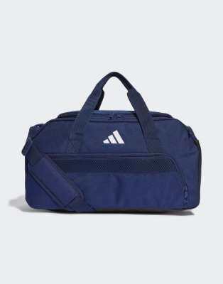 asos adidas Football Tiro League duffel bag in navy