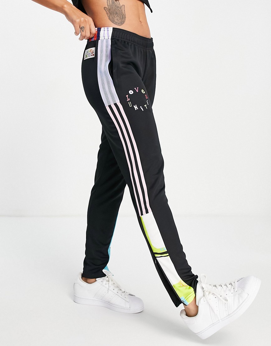 Adidas Football Tiro Love Unites sweatpants in black