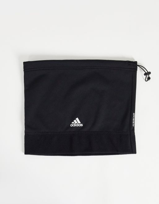 adidas Football Tiro neck warmer with three stripes in black | ASOS