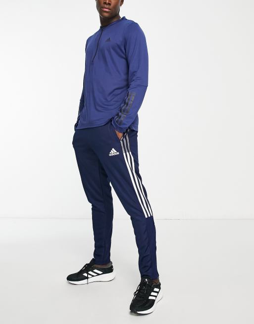 Pantalon adidas bleu clearance marine