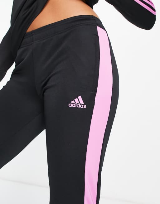 Pantalon adidas noir et rose new arrivals