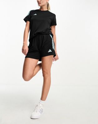adidas Football Tiro shorts in black