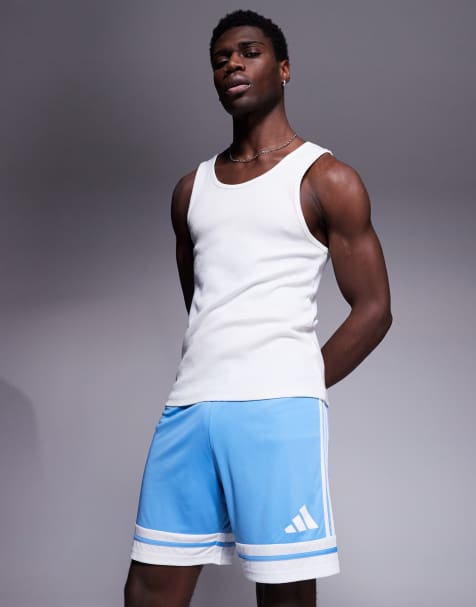 adidas Football Tiro shorts in light blue - view 1