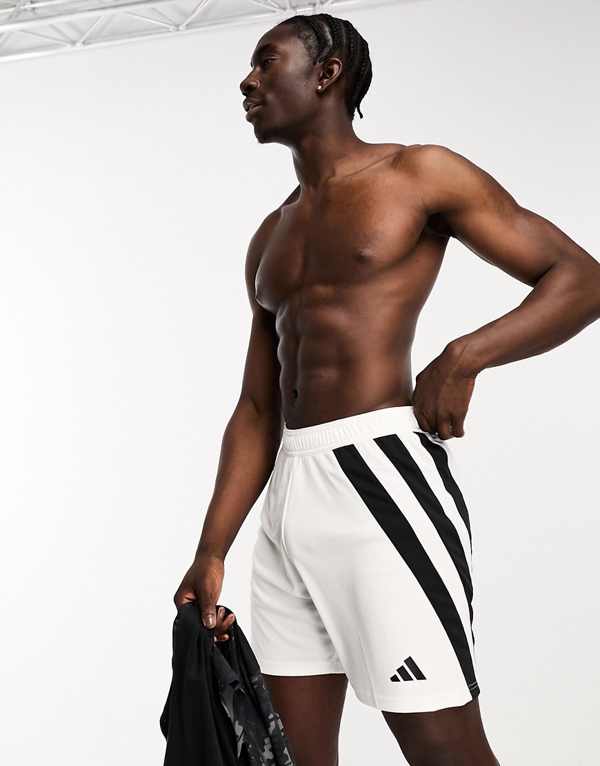 adidas Football Tiro shorts in white