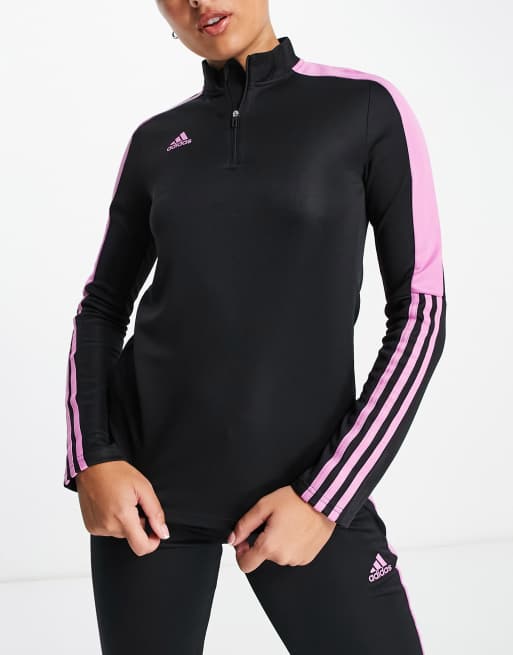 Sweat adidas shop noir et rose