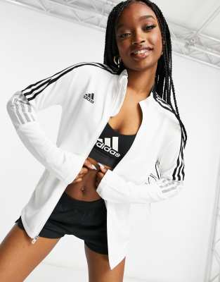 adidas Football Tiro track jacket in white