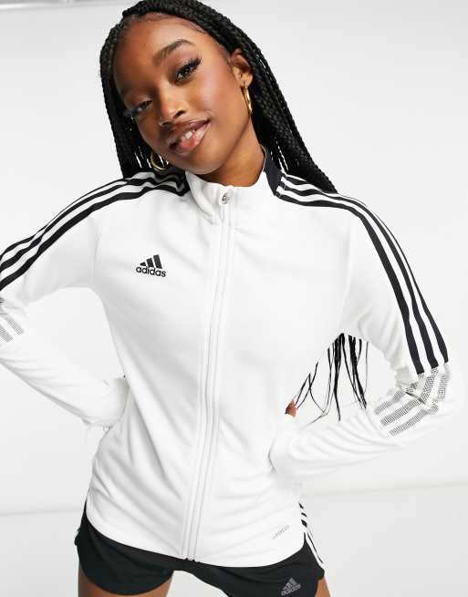 Adidas tiro best sale track jacket women's