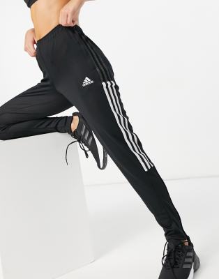 Adidas Originals Adicolor Three Cigarette Pant In Black In Black/white | ModeSens