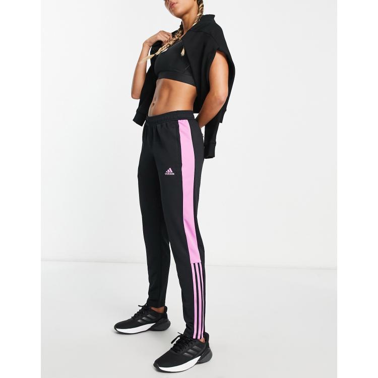 Pink stripe shop adidas pants