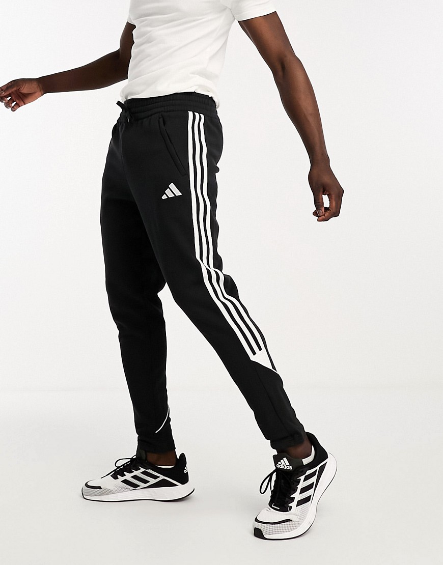 adidas Football Tiro tracksuit joggers in black