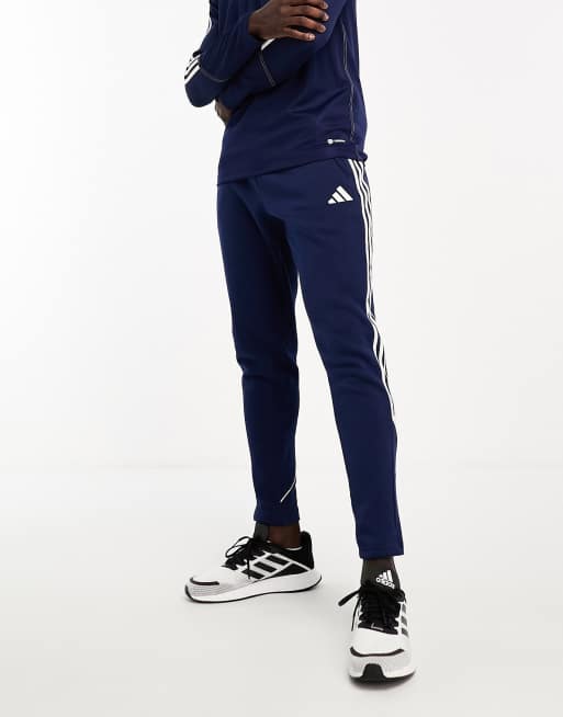 adidas Football Tiro tracksuit joggers in navy ASOS