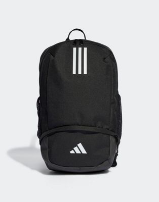 adidas Football Tiro backpack in black and white - ASOS Price Checker