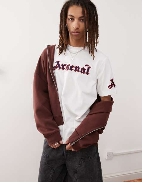 adidas Football – Vit t-shirt med Arsenal-tryck - view 1