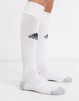 Adidas – Football – Vita strumpor med logga