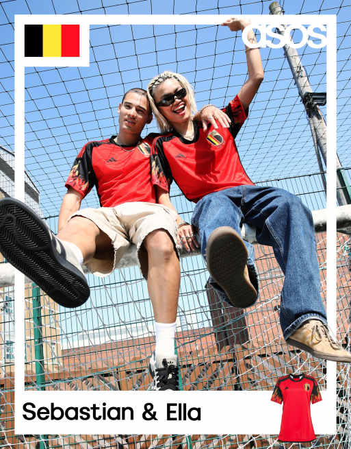 adidas Football – Womens World Cup 23 Belgium – Röd matchtröja hemma