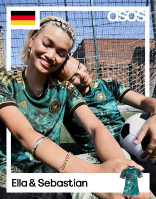 adidas Football Womens World Cup 23 Germany away shirt in green | ASOS