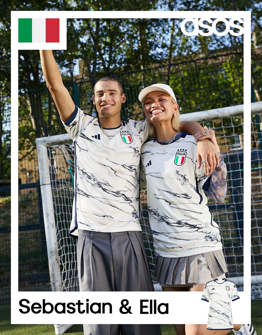 adidas Football Womens World Cup 23 Italy away shirt in white