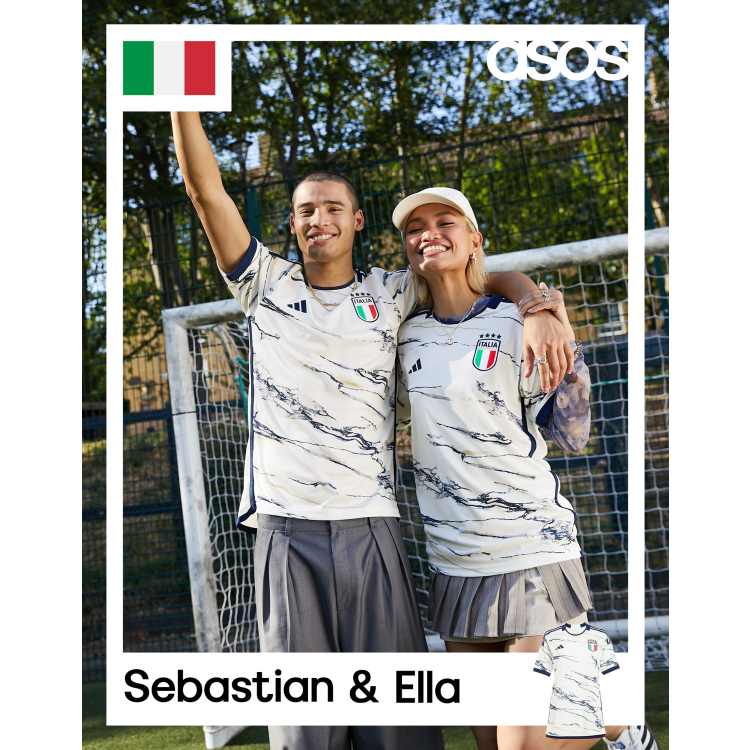 adidas Football Womens World Cup 23 Italy away shirt in white