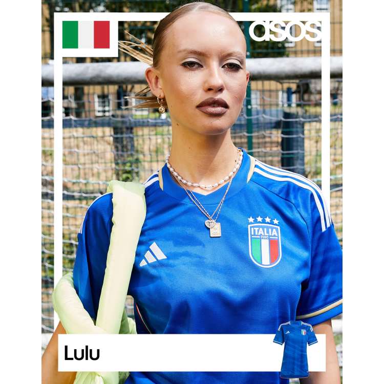 Blue adidas Italy 2023 Home Shirt Women's