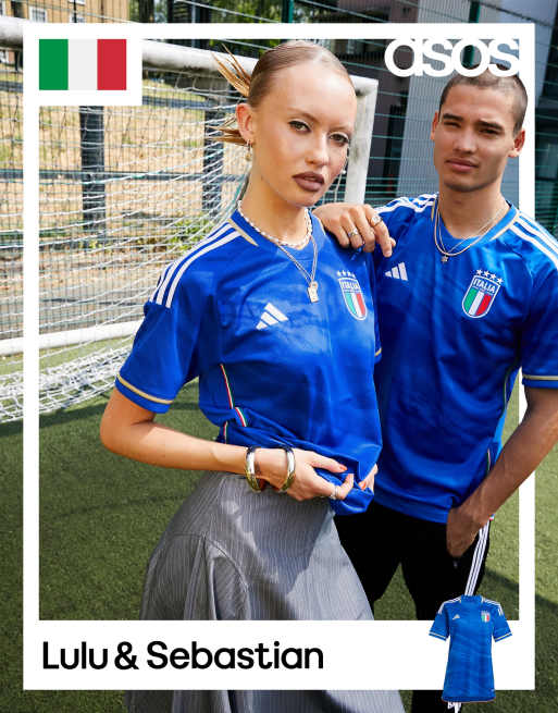 adidas Italy 2023-24 Youth Away Stadium Jersey