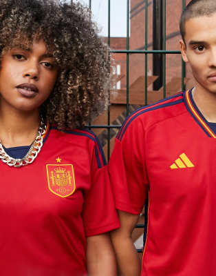 Red adidas Spain Training Shirt Women's