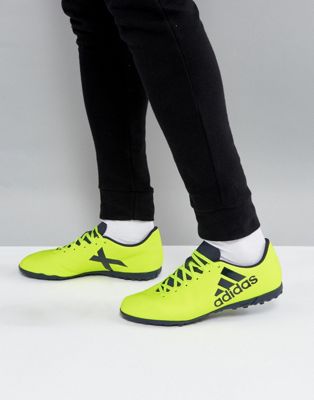 Adidas Football x 17.4 astro turf trainers in yellow s82415 | ASOS