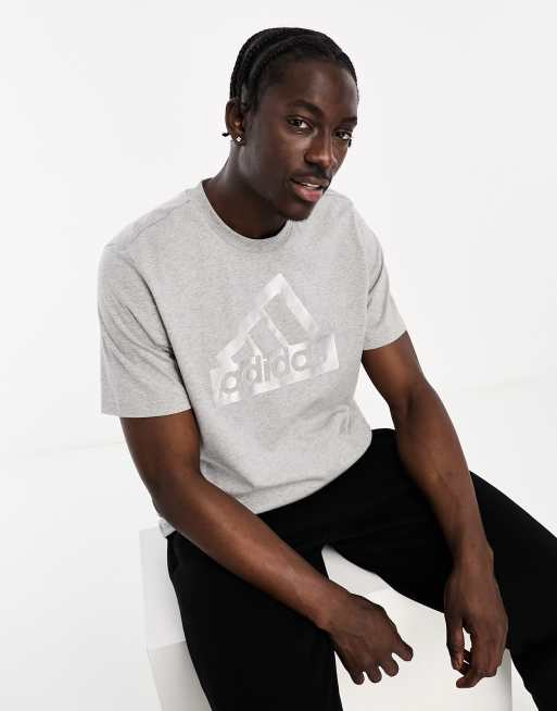 adidas - Future Icons - T-shirt in grijs